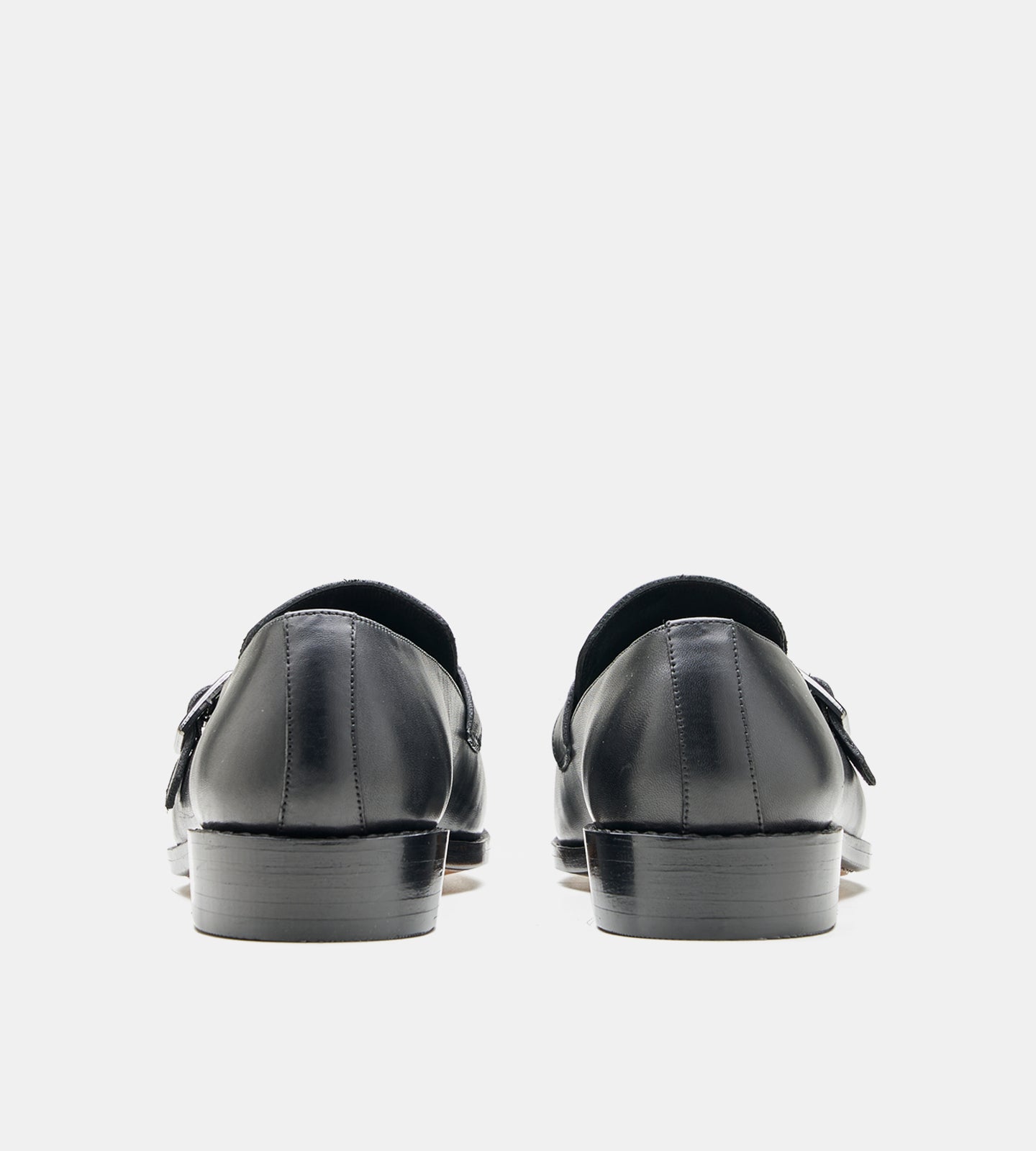 Goodyear Welted Black Strap Loafer
