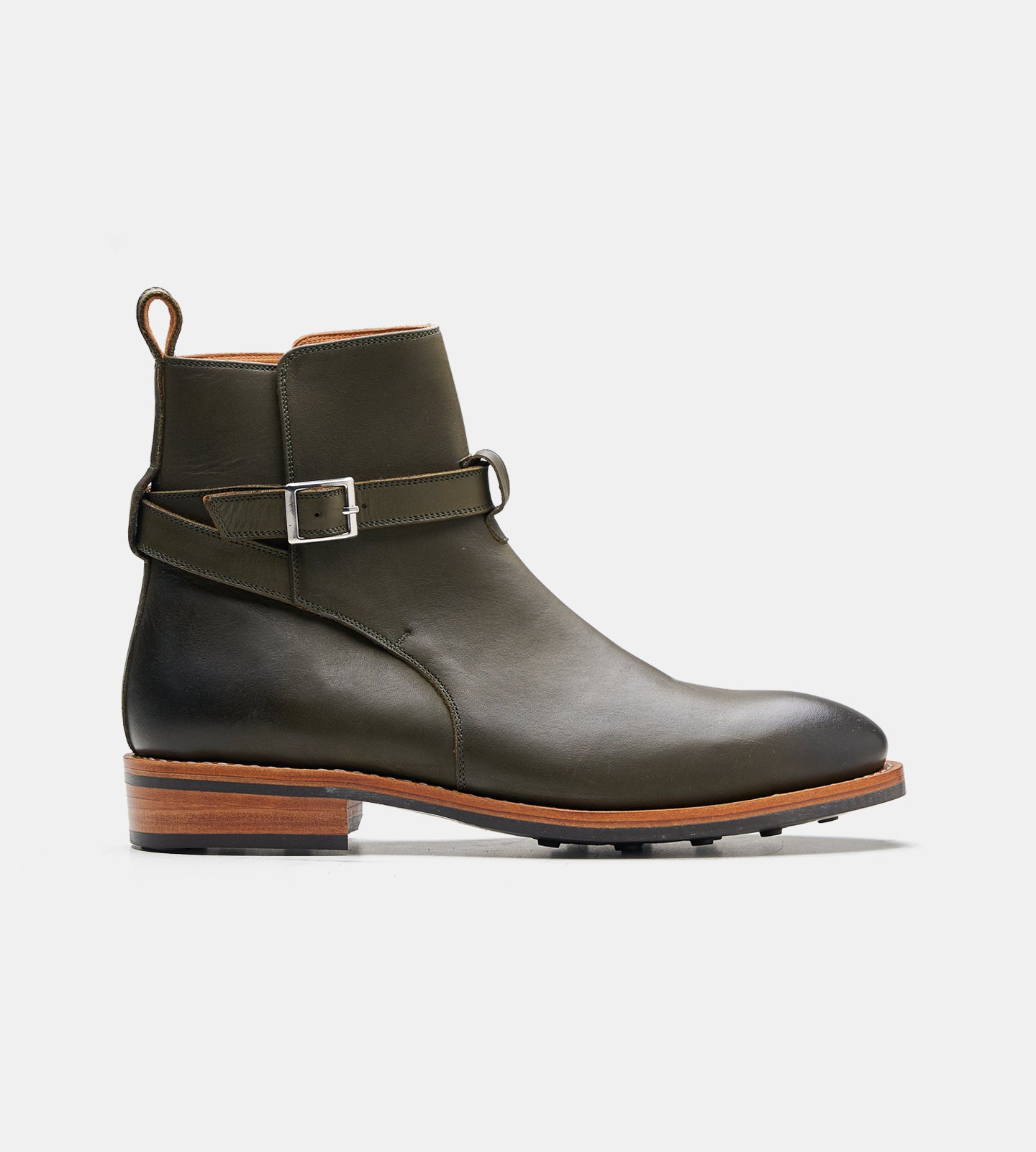 Goodyear Welted Full Grain Olive Jodhpur Boot
