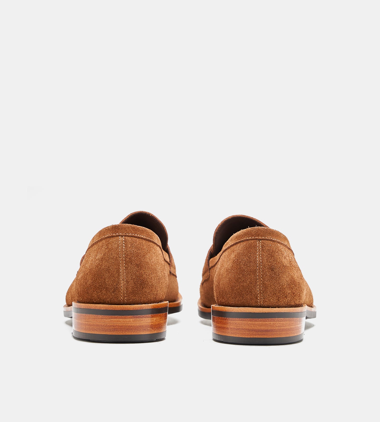 Goodyear Welted Caramel Suede Penny Loafer