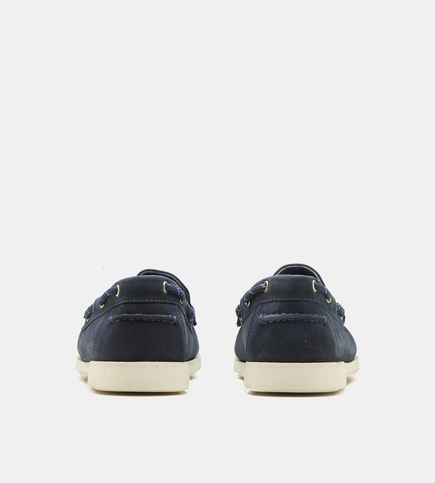 Blake Stitched Navy Nubuck Slip-Ons