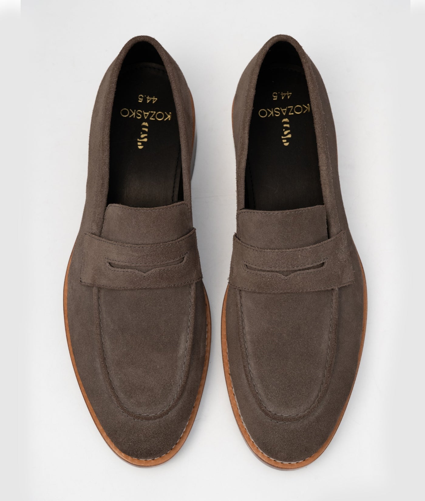 Goodyear Welted Classic Grey Suede Penny Loafer
