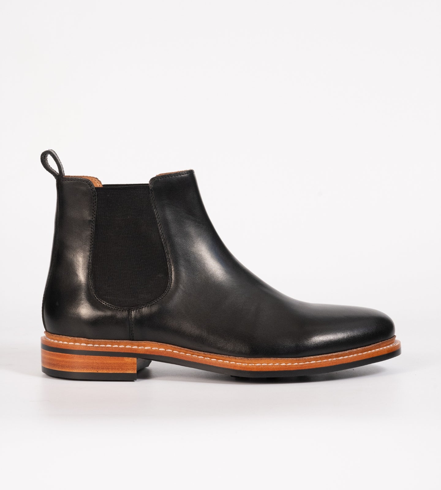 Goodyear Welted Black Chelsea Boot