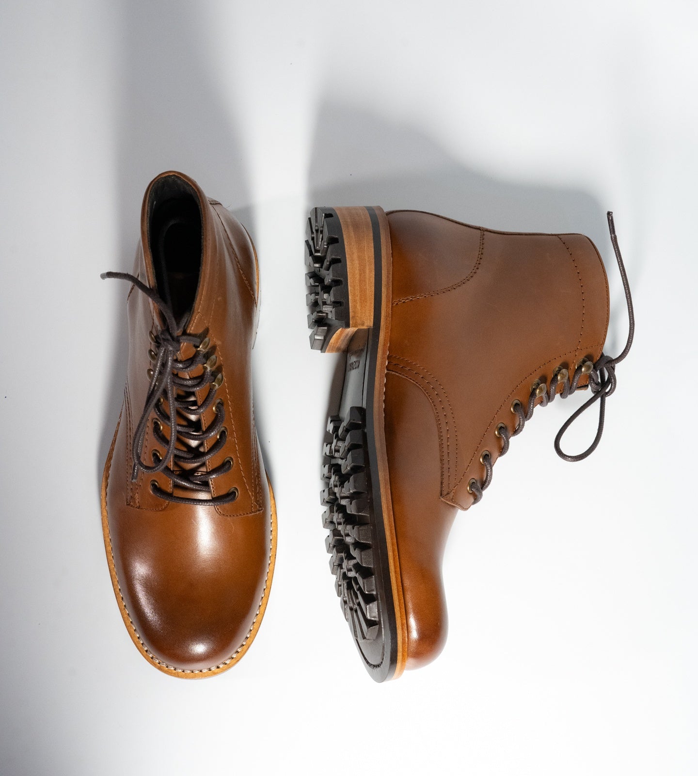 Goodyear Welted Tan Leather Work Boot