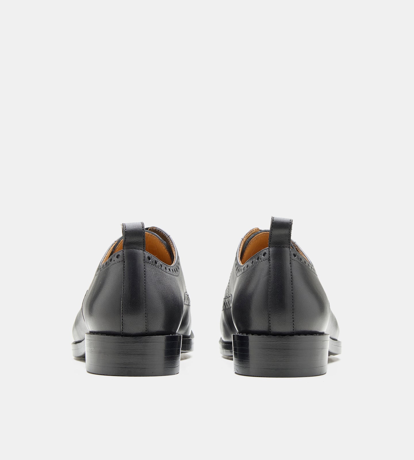 Goodyear Welted Black Wingtip Derby