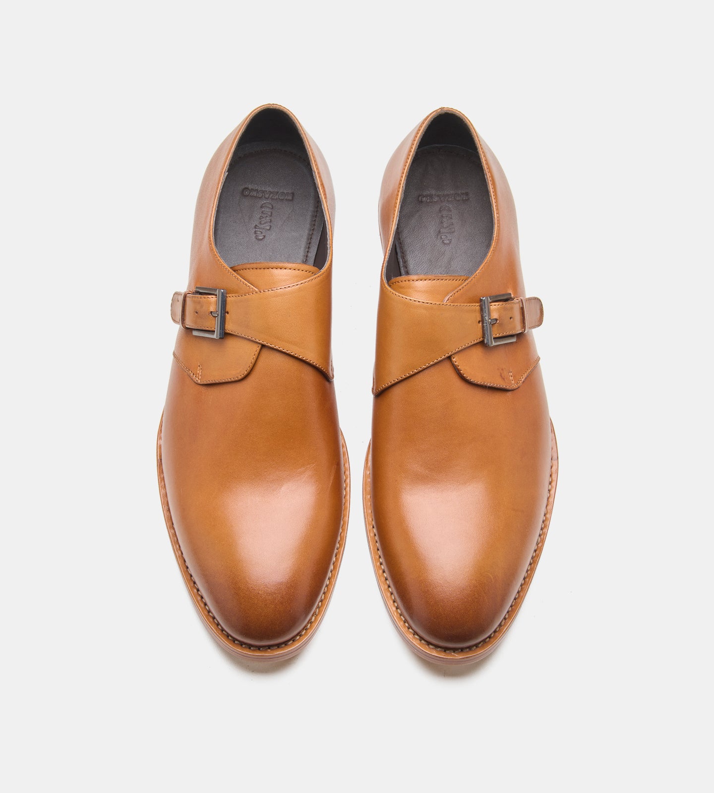 Goodyear Welted Tan Single Monks