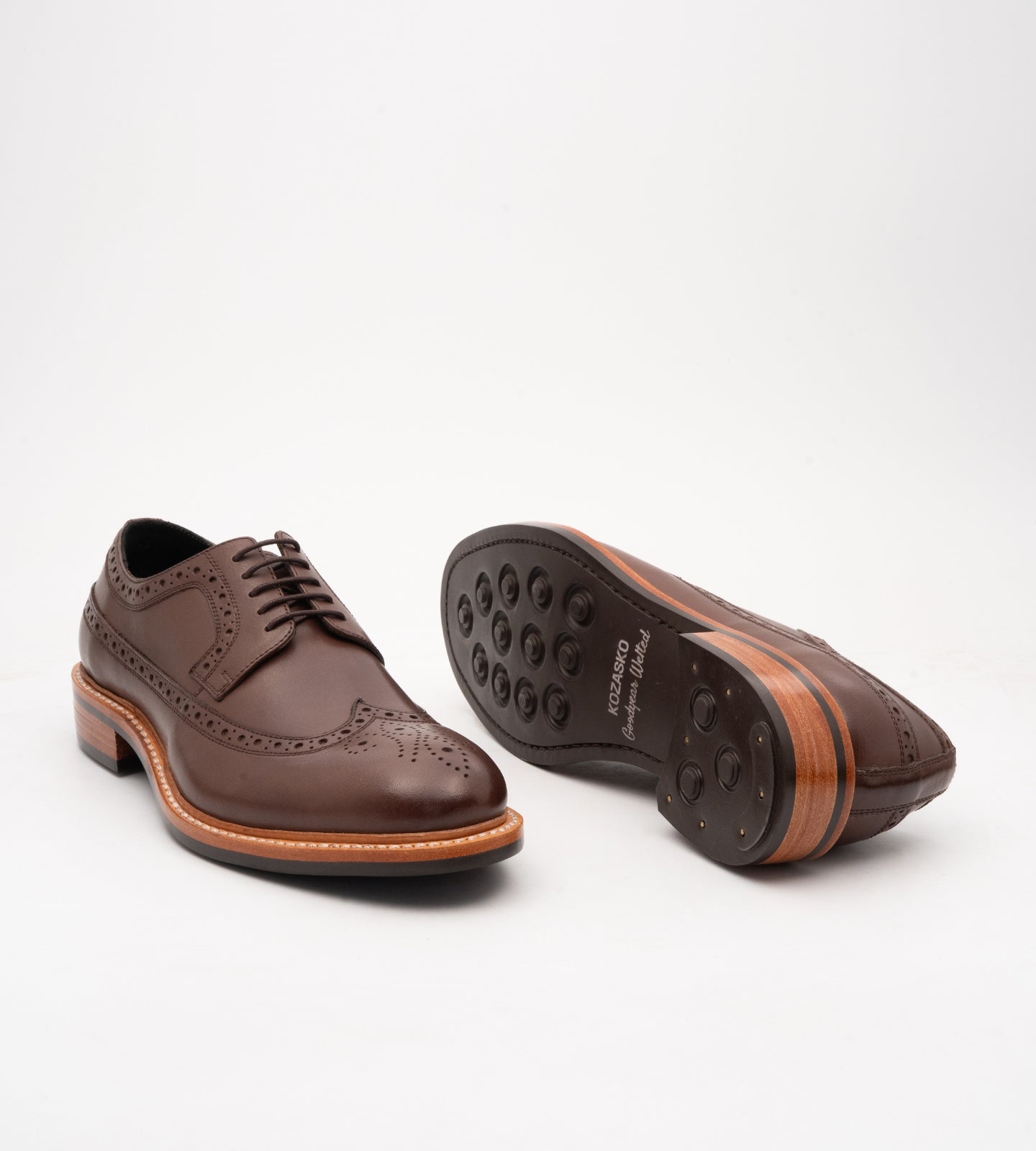 Goodyear Welted Brown Longwing Blucher