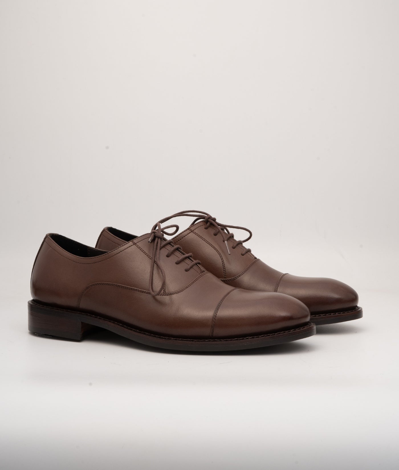 Classic Goodyear Welted Brown Captoe Oxford