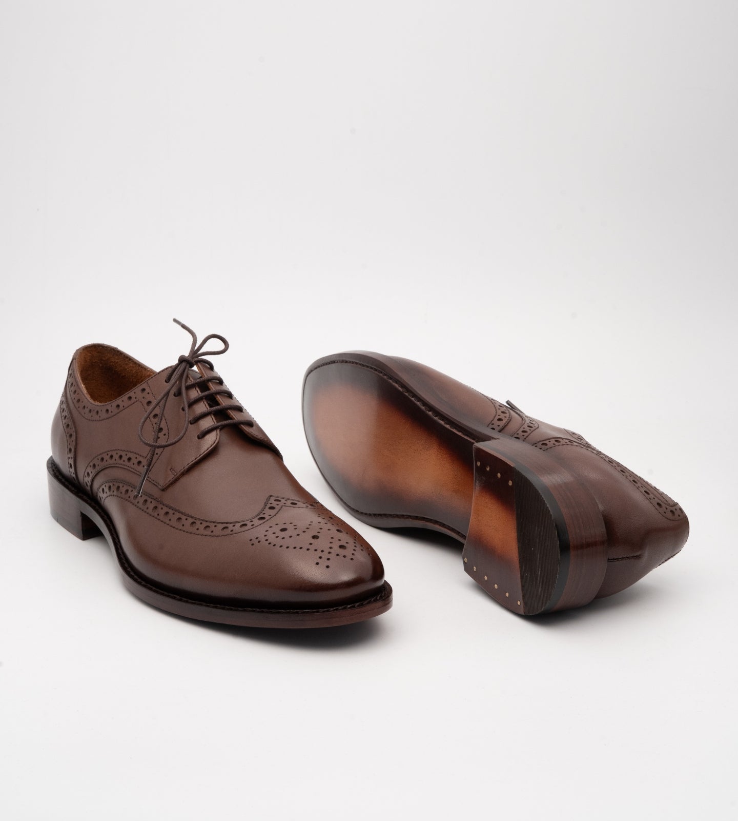 Goodyear Welted Brown Wingtip Derby