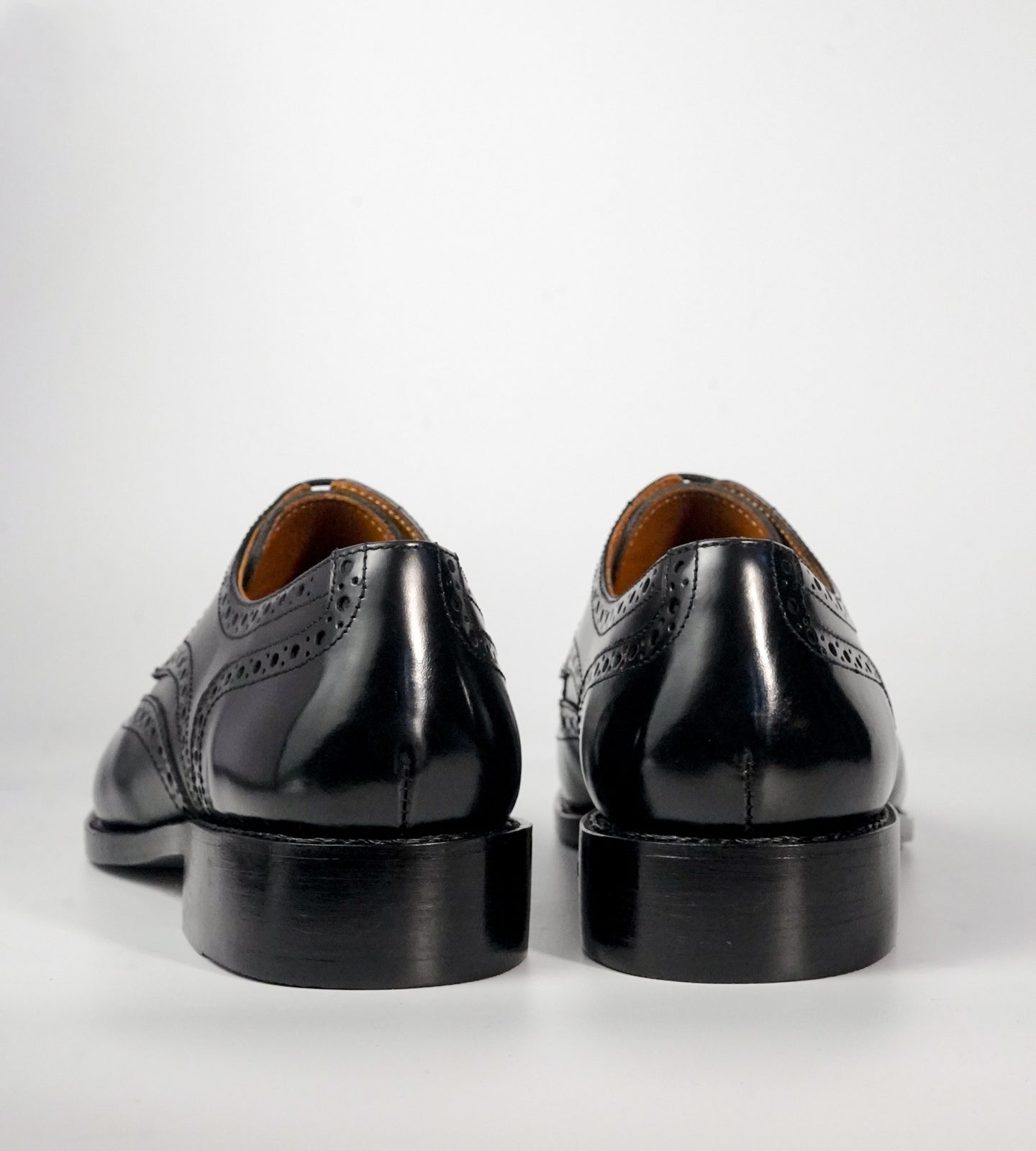 Michigan Black Full Grain Wingtip Derby Brogues