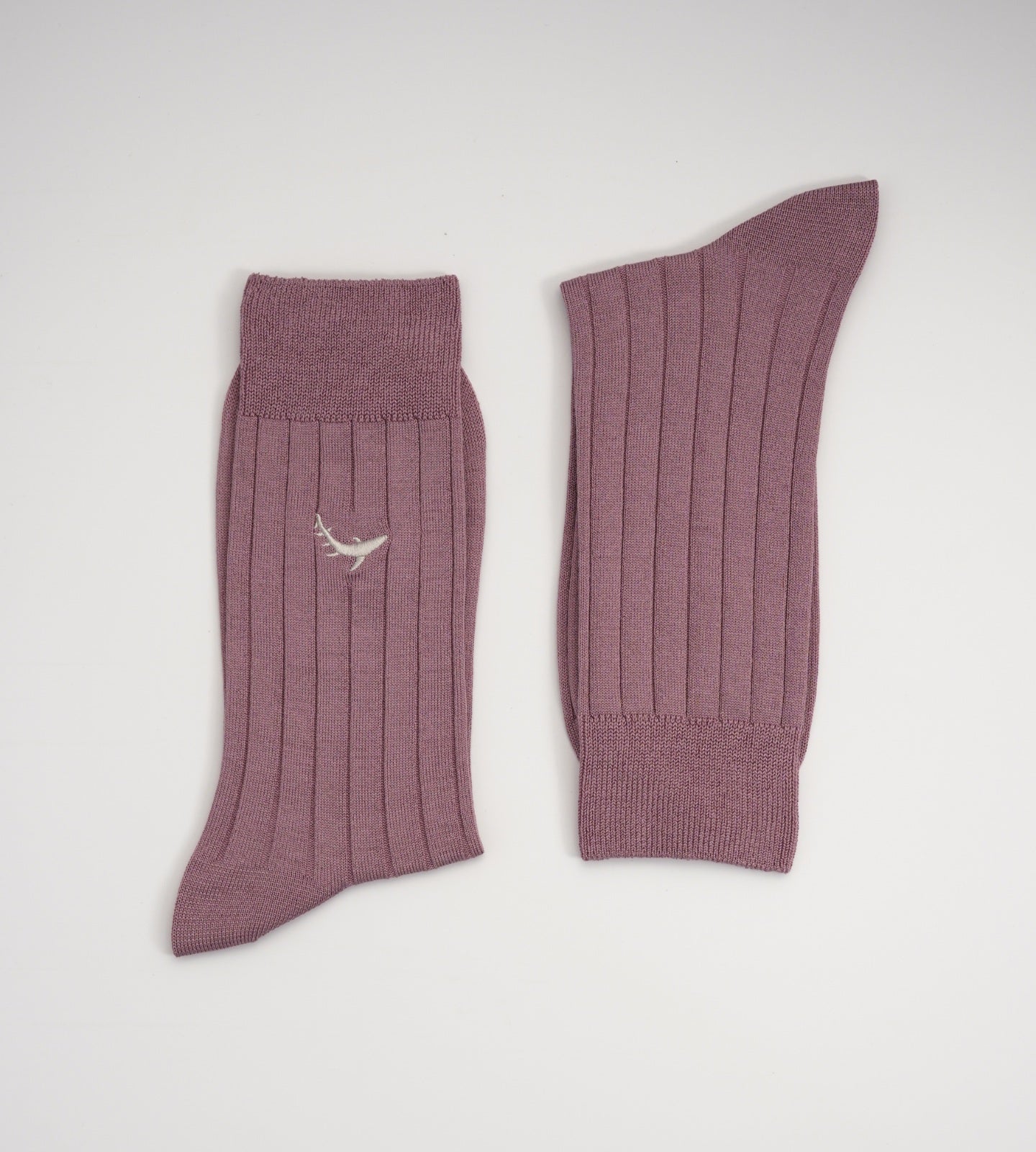 Bamboo Yarn Premium Mauve Mist Full Length Socks
