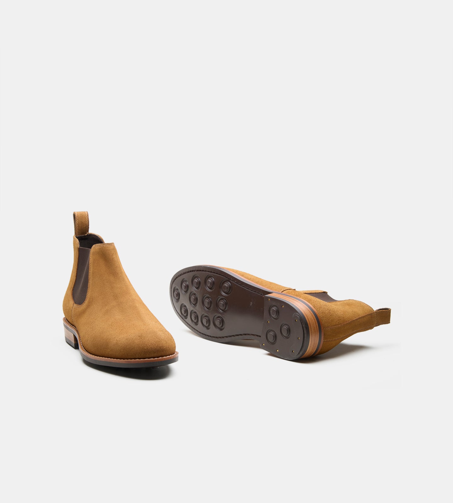 Goodyear Welted Suede Chelsea Boots