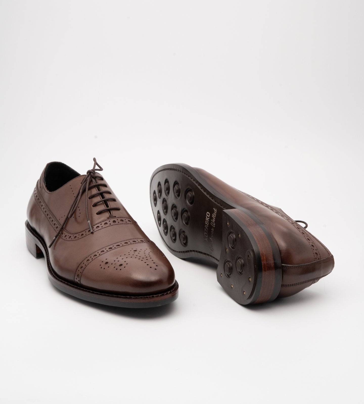 Goodyear Welted Brown Adelaide Oxfords