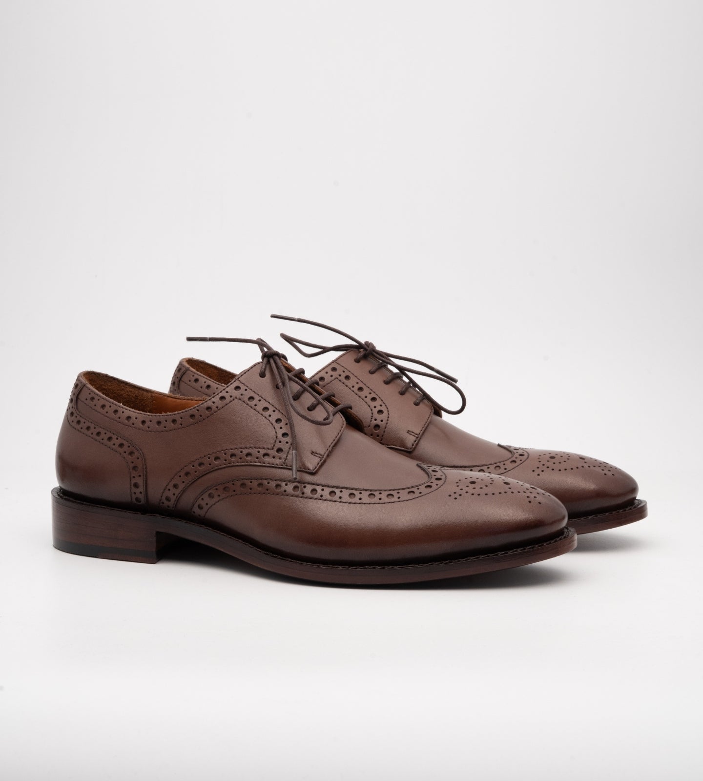 Goodyear Welted Brown Wingtip Derby