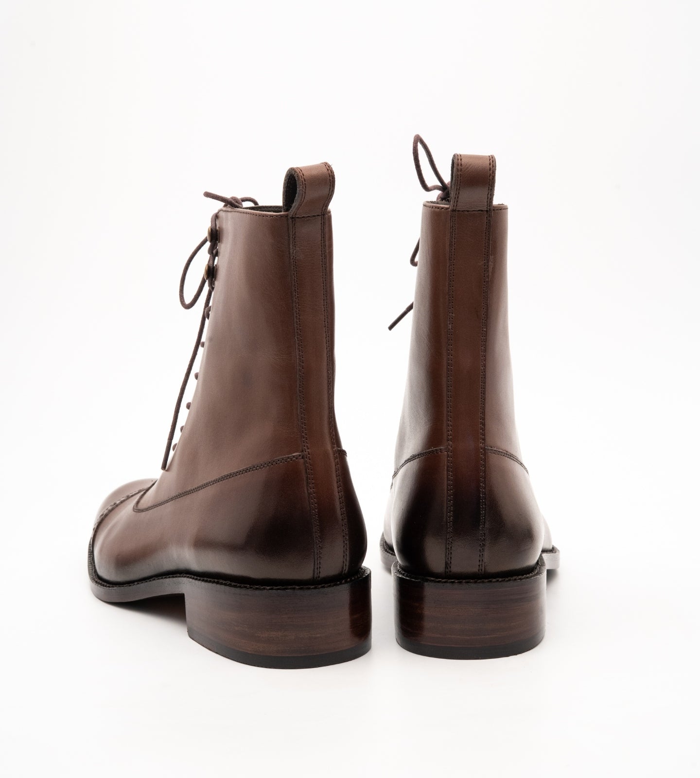 Hand-Welted Brown Balmoral Boot