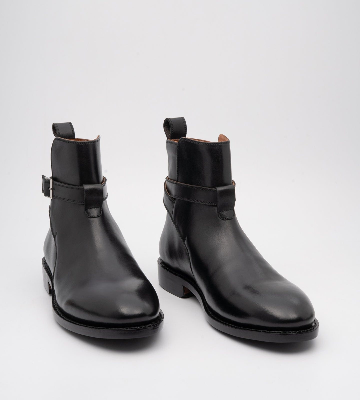 Goodyear Welted Black Full Grain Jodhpur Boot