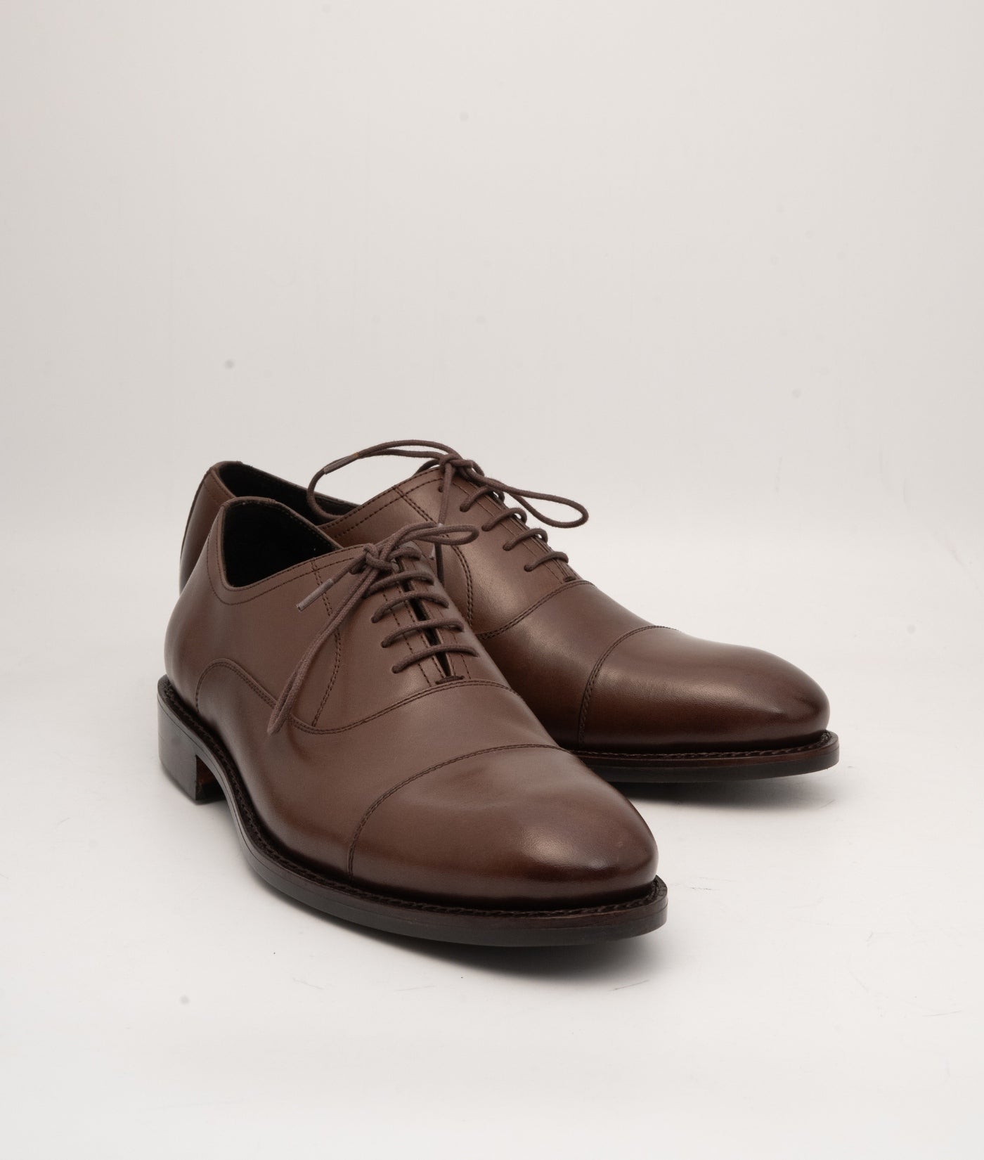 Classic Goodyear Welted Brown Captoe Oxford