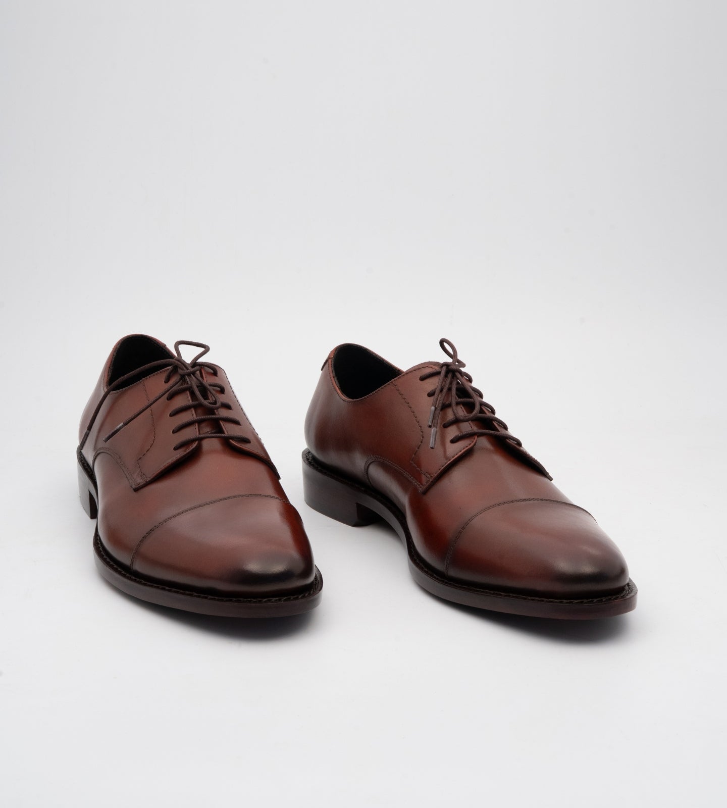 Goodyear Welted Brown Captoe Derby