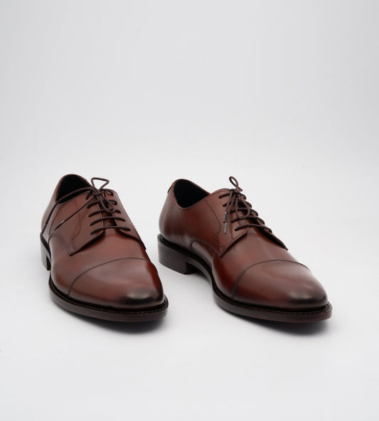 Goodyear Welted Brown Captoe Derby