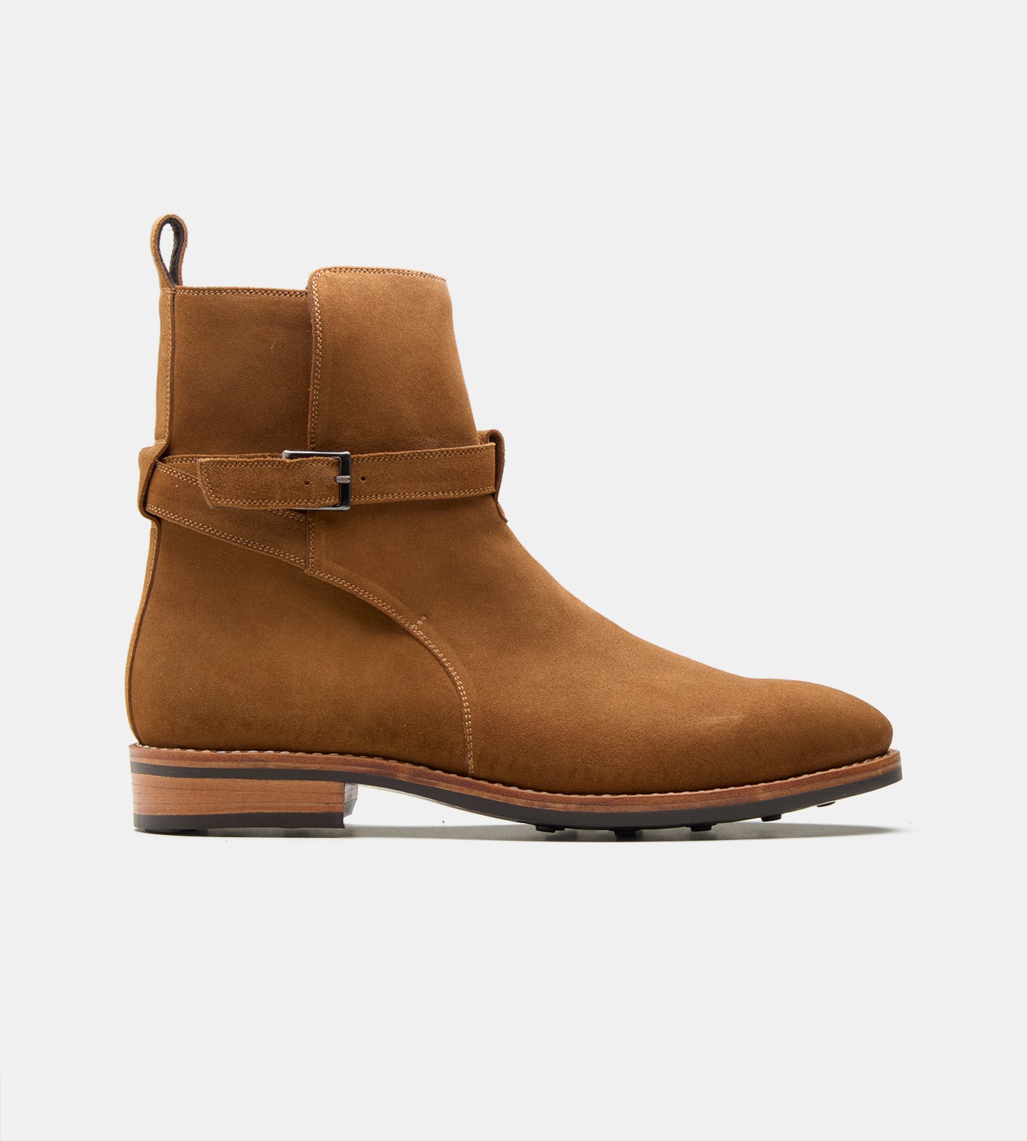 Goodyear Welted Caramel Suede Jodhpur Boot