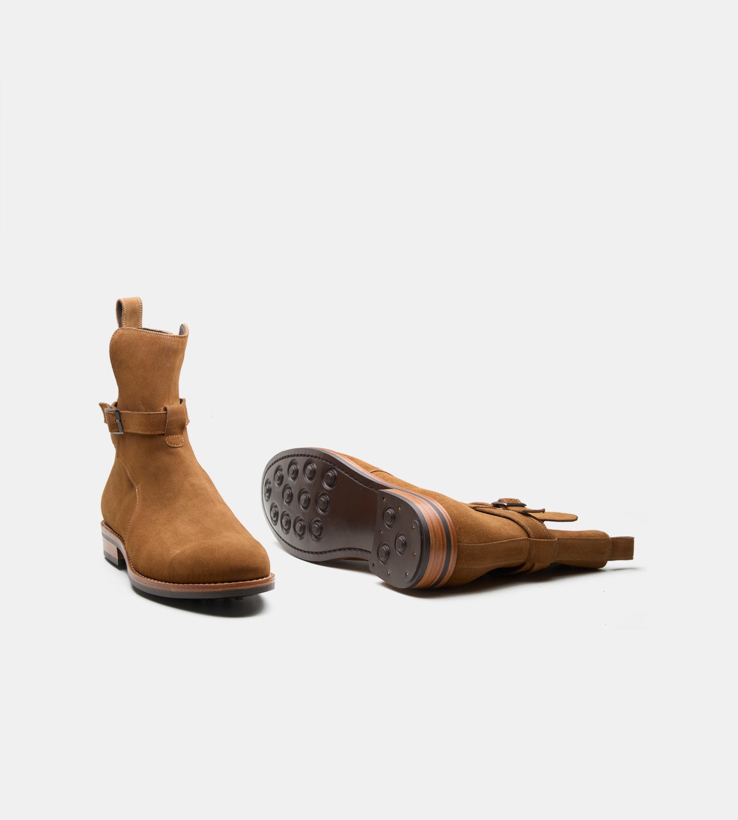 Goodyear Welted Caramel Suede Jodhpur Boot