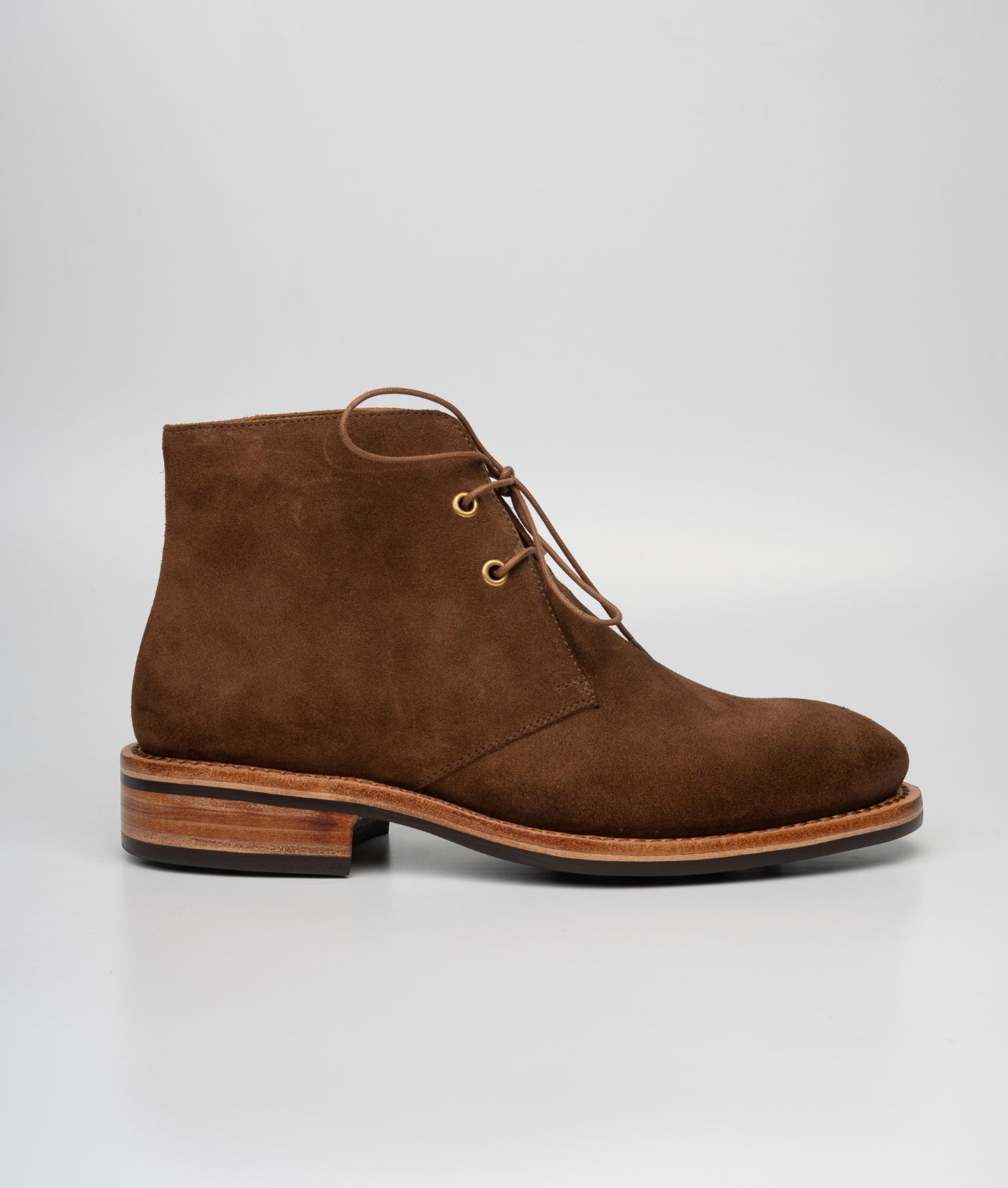 Hand-Welted Go Rain Suede Leather Chukka Boot