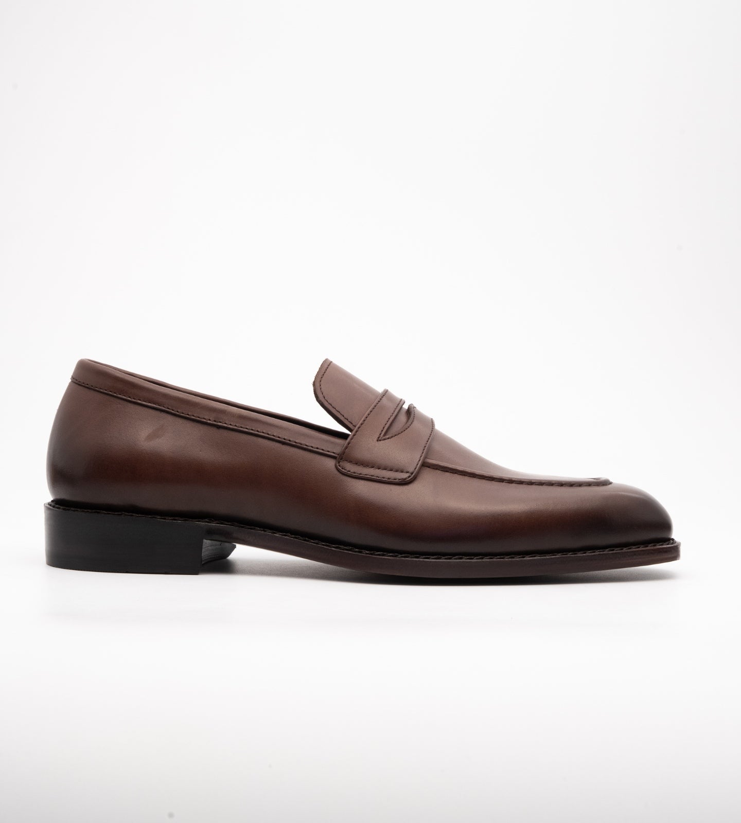 Goodyear Welted Chisel Toe Brown Penny Loafer