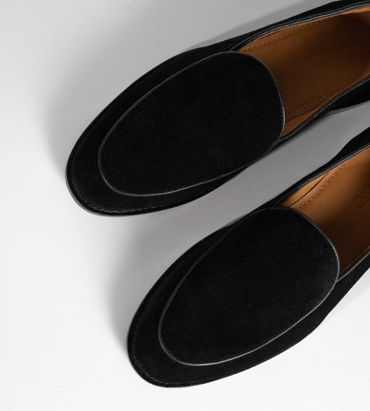 Goodyear Welted Black Suede Belgian Loafer