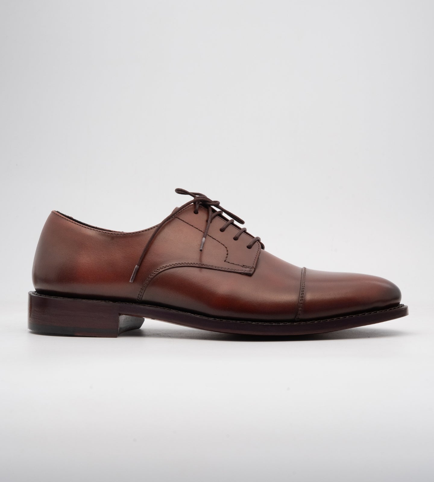 Goodyear Welted Brown Captoe Derby