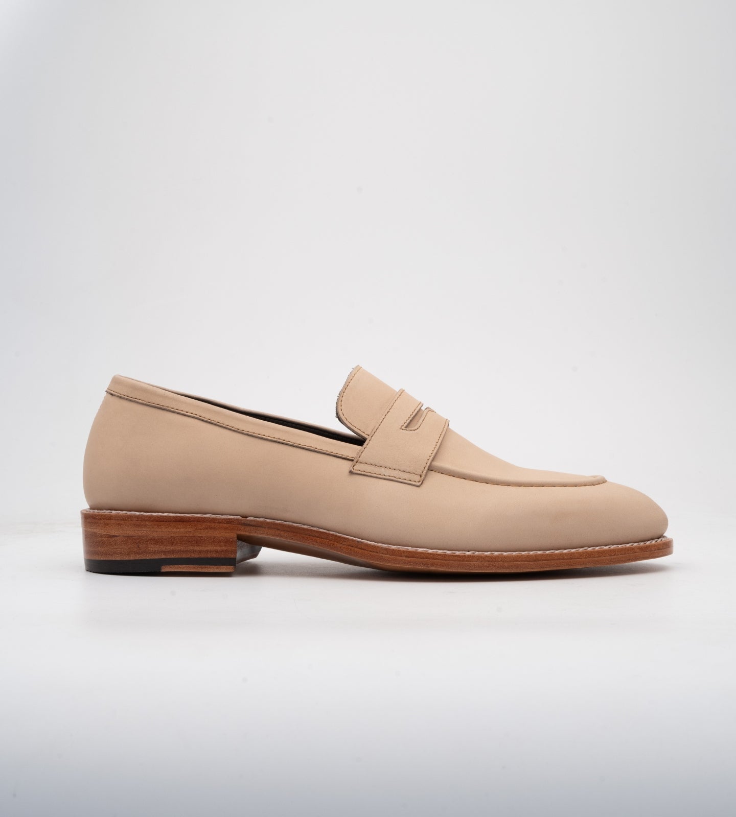 Goodyear Welted Classic off-White Penny Loafers
