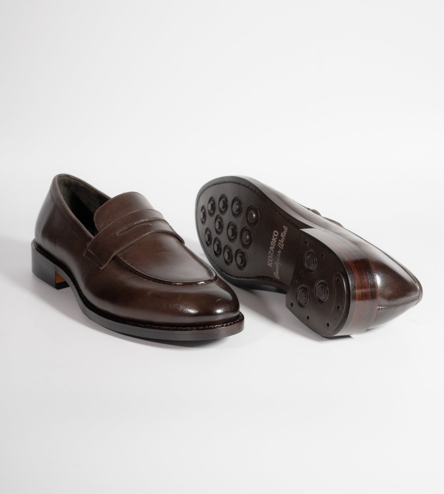 Goodyear Welted Classic Brown Penny Loafers