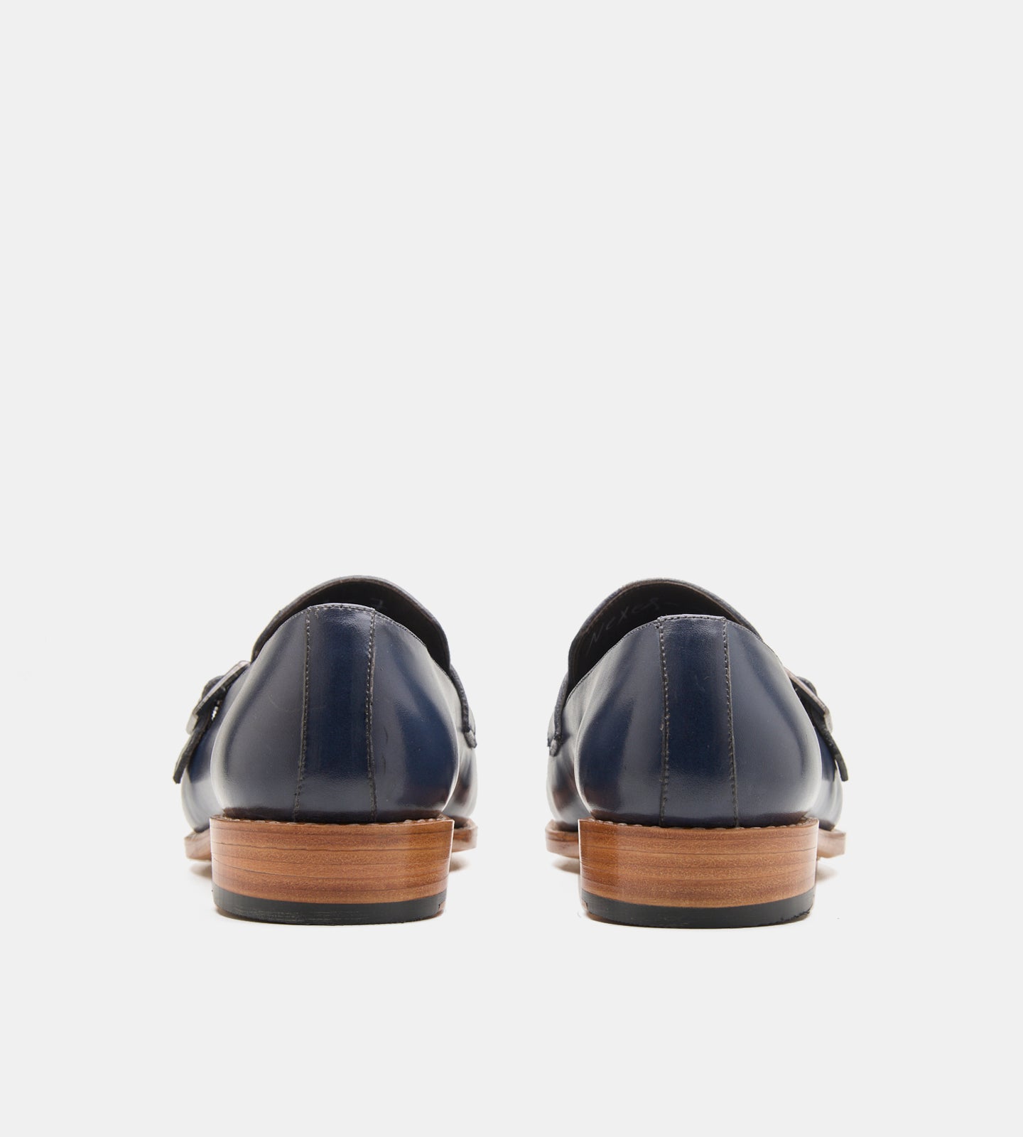 Goodyear Welted Navy Strap Loafer