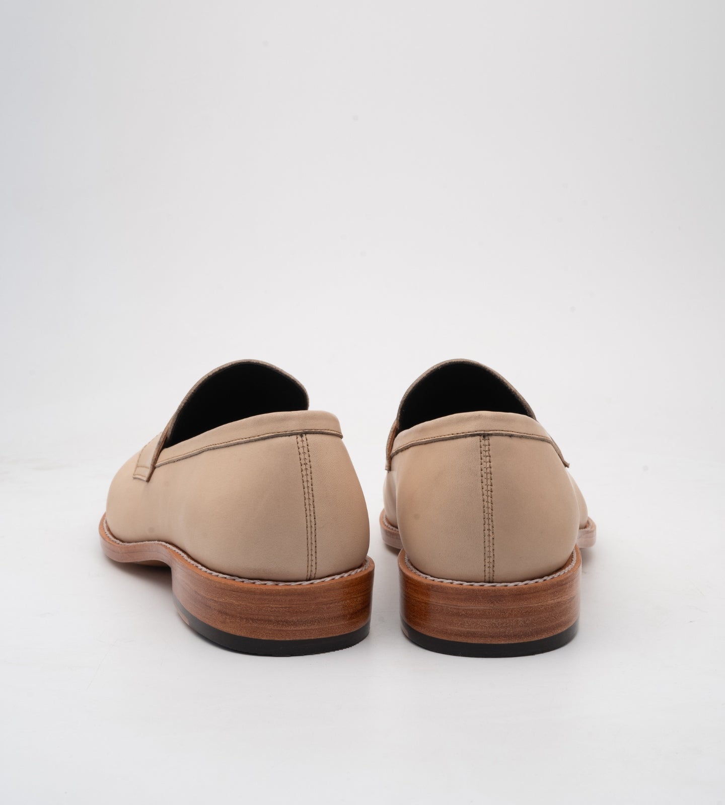 Goodyear Welted Classic off-White Penny Loafers