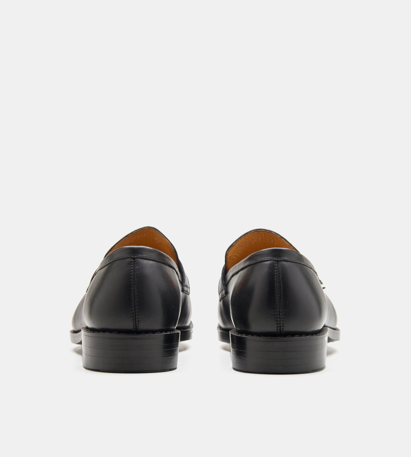 Goodyear Welted Black Penny Loafer