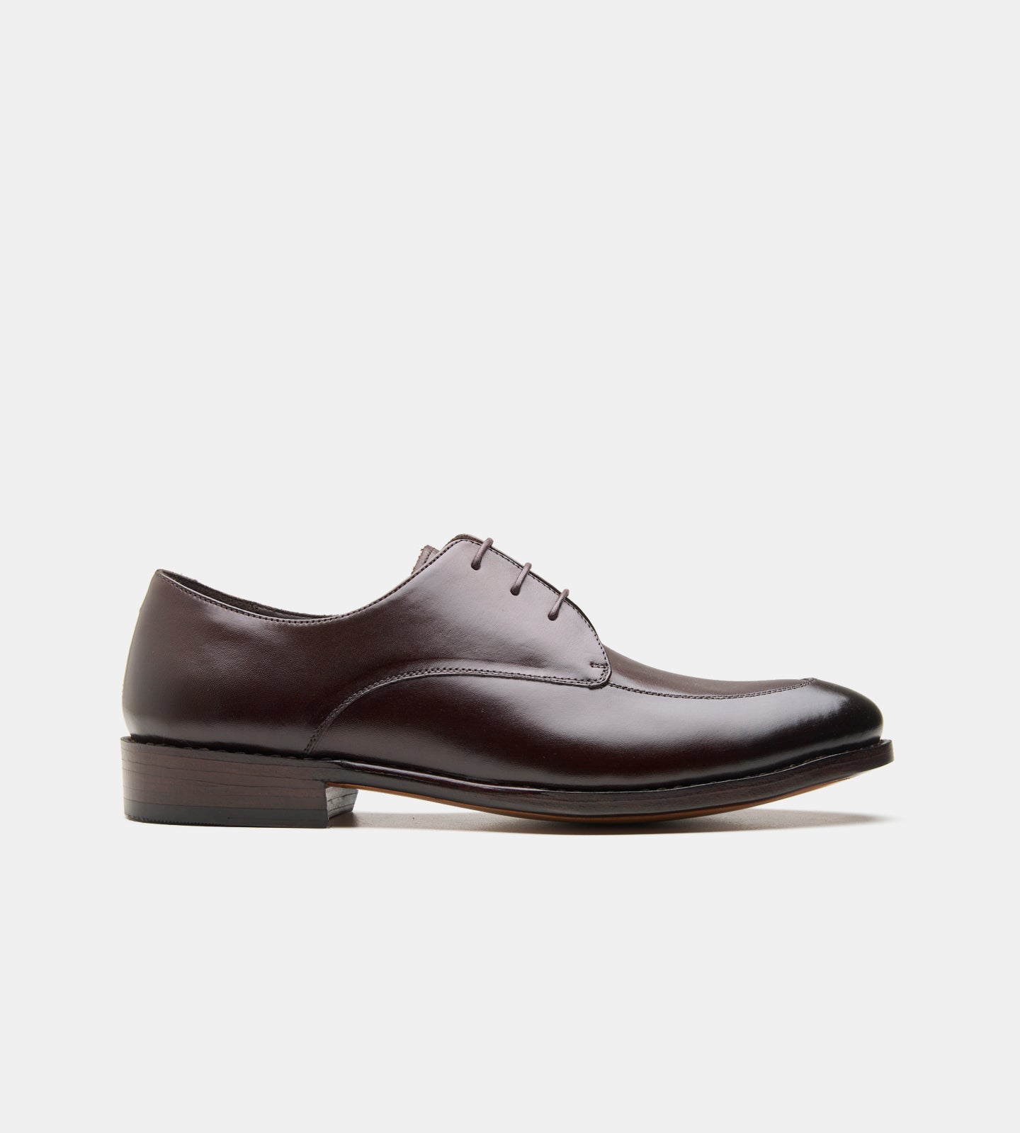Goodyear Welted Brown Apron Toe Derby