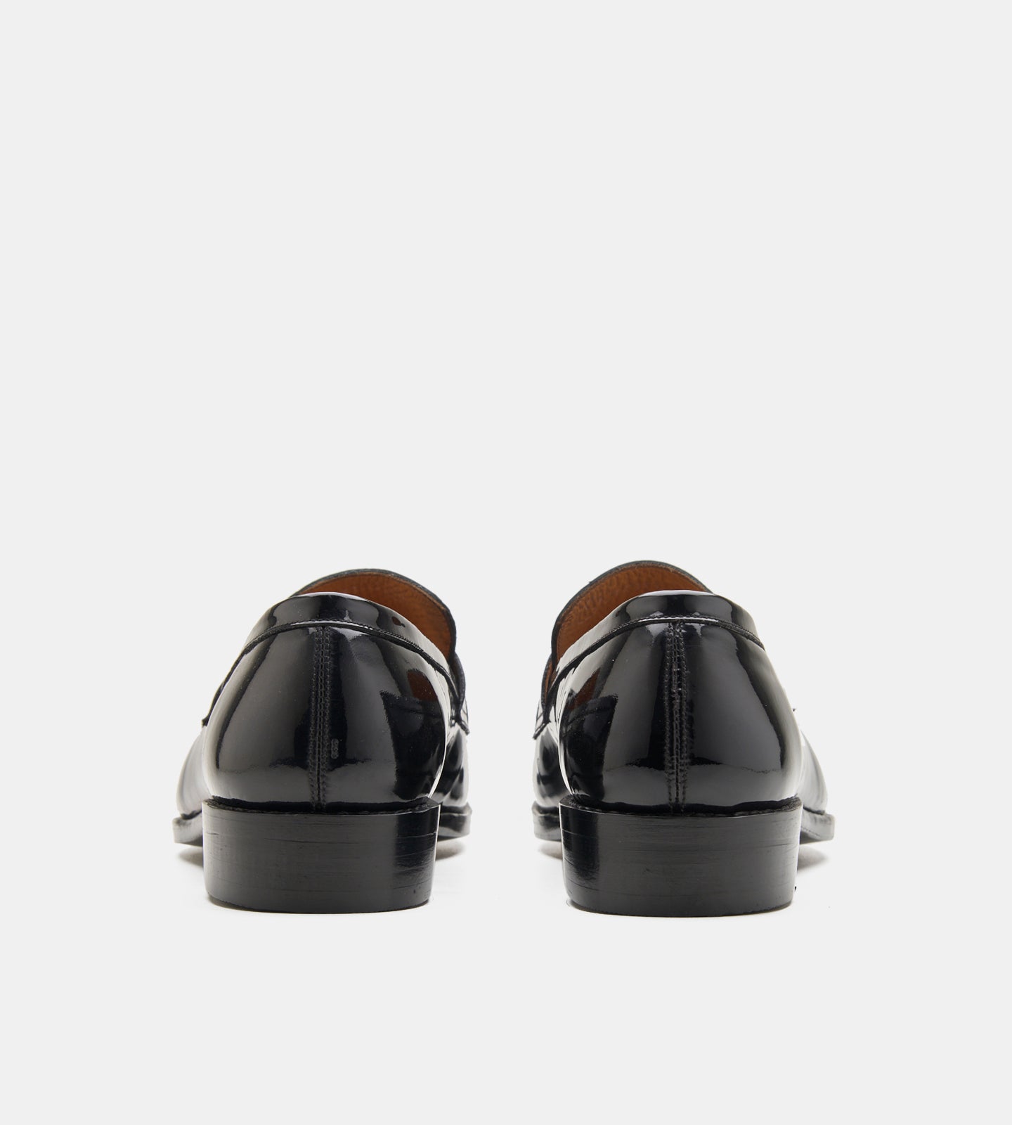 Goodyear Welted Black Patent Tassel Loafers
