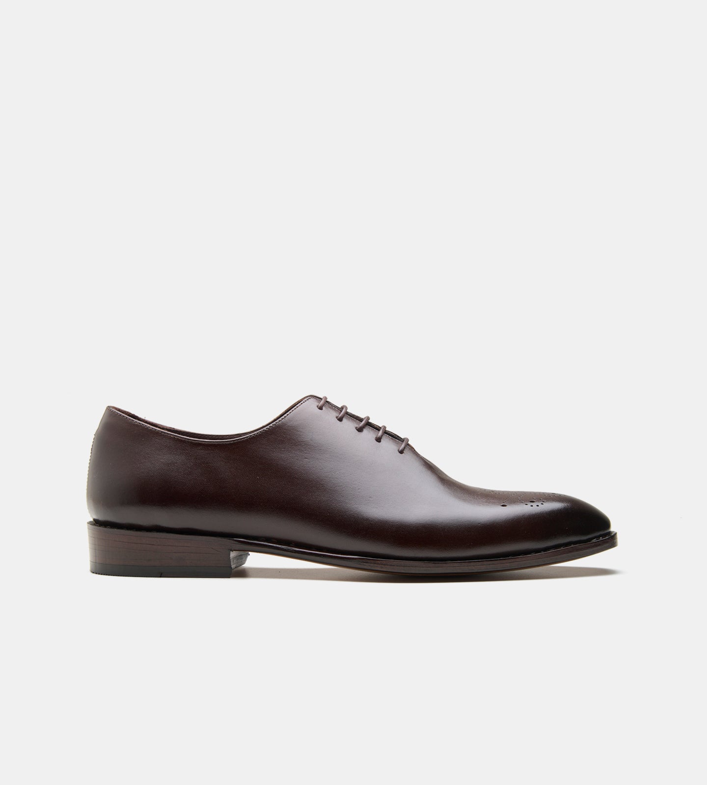 Goodyear Welted Chisel Toe Brown Wholecut Oxfords