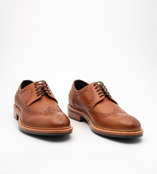 Goodyear Welted Tan Longwing Blucher