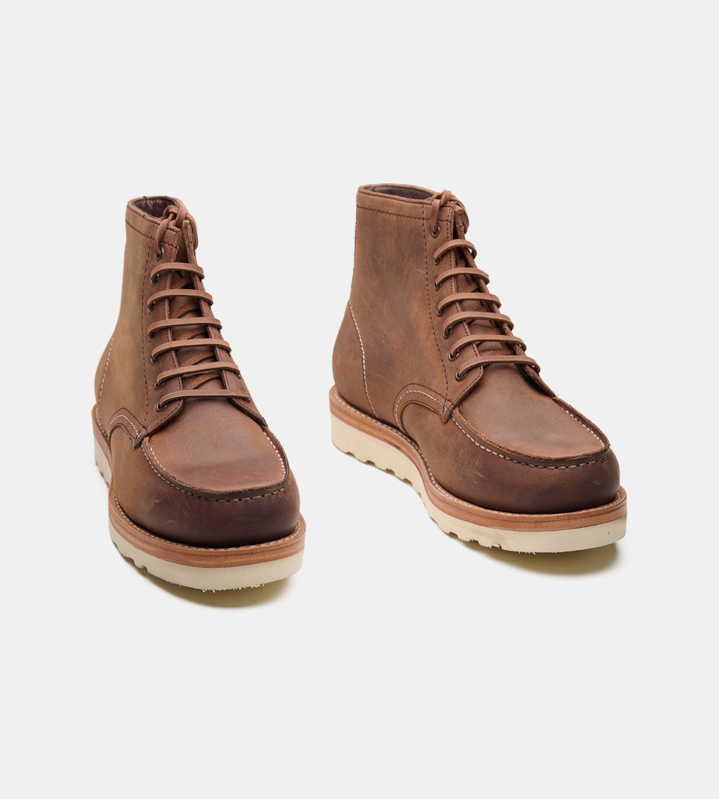 Goodyear Welted Oiled Leather Moctoe Boot