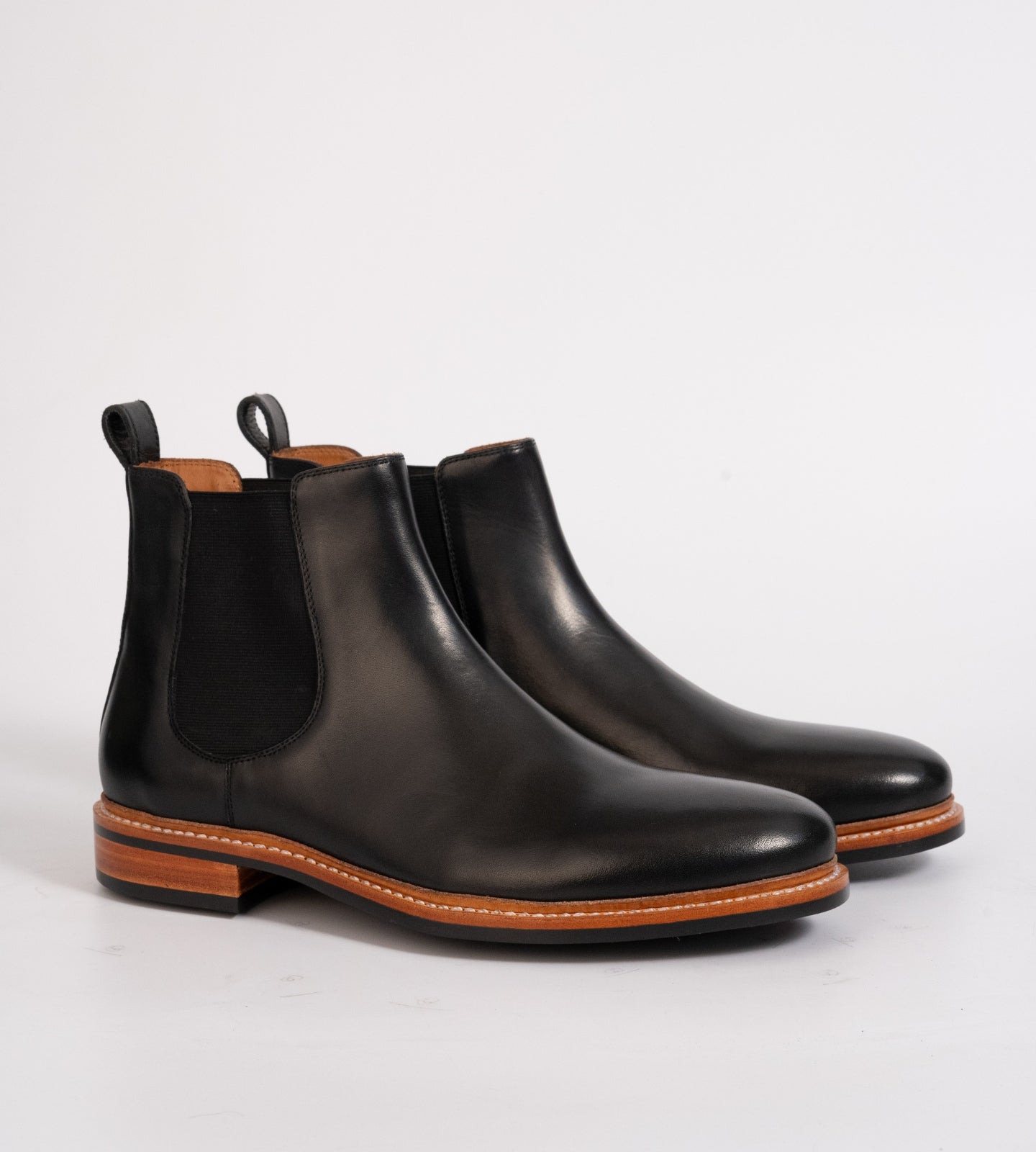 Goodyear Welted Black Chelsea Boot