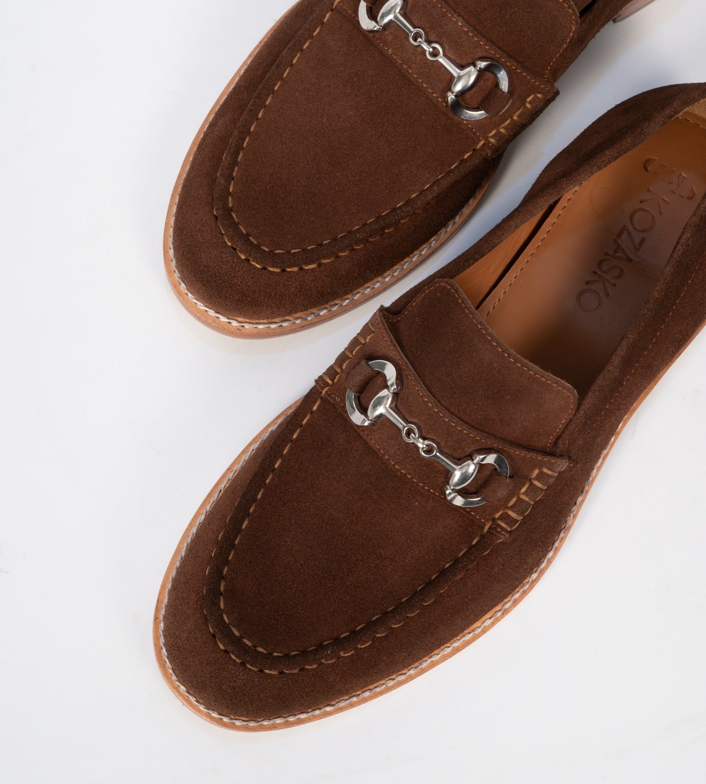 HandWelted Horsebit Suede Slip ons