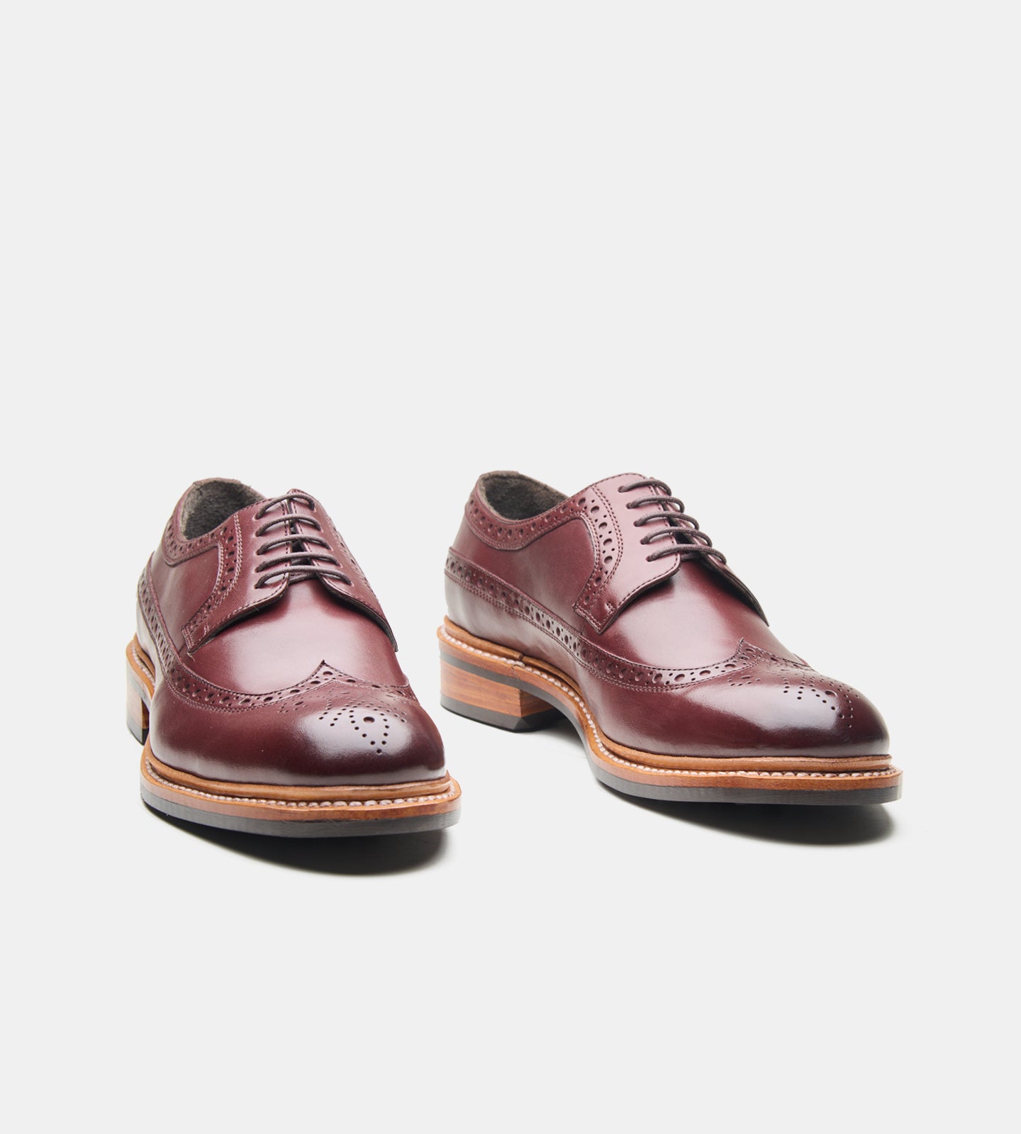 Hand Welted Construction- Premium Longwing Blucher Shoes Kozasko Hand Welted Construction- Premium Longwing Blucher Shoes Kozasko