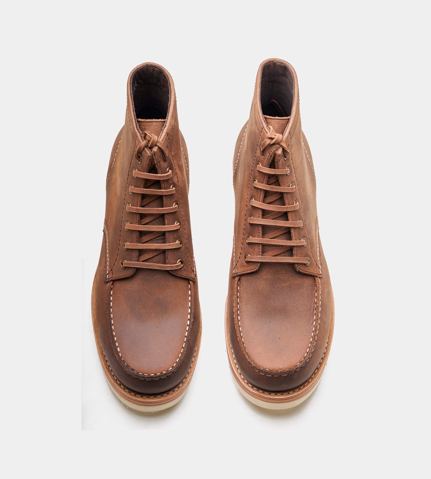 Goodyear Welted Oiled Leather Moctoe Boot