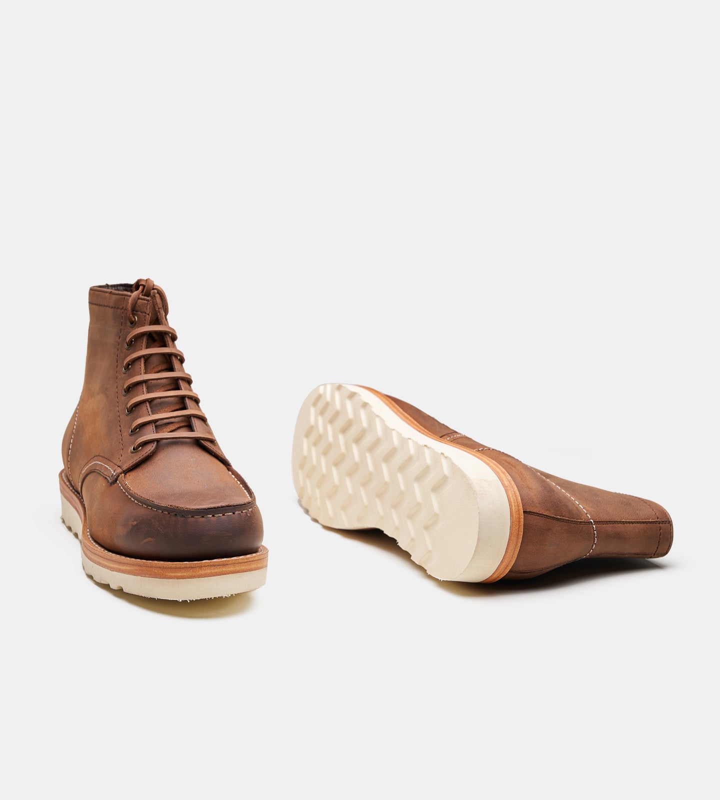 Goodyear Welted Oiled Leather Moctoe Boot