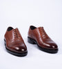 Classic Hand Welted Welted Cognac Captoe Oxfords