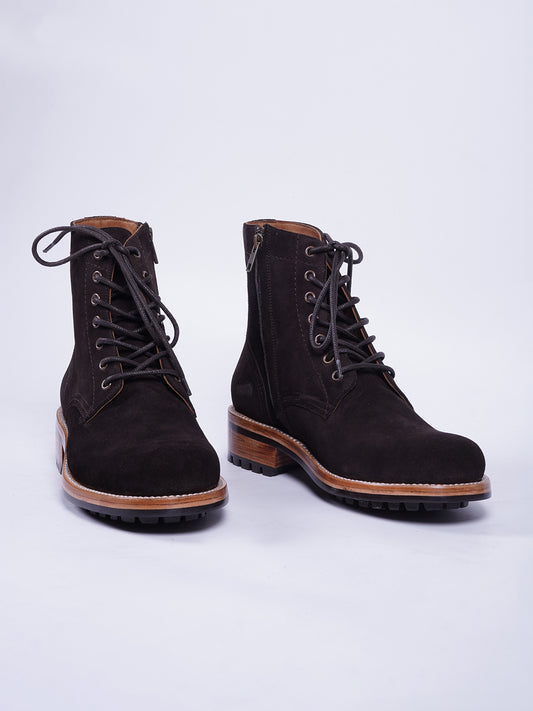 Hand Welted Heritage Suede Work Boot