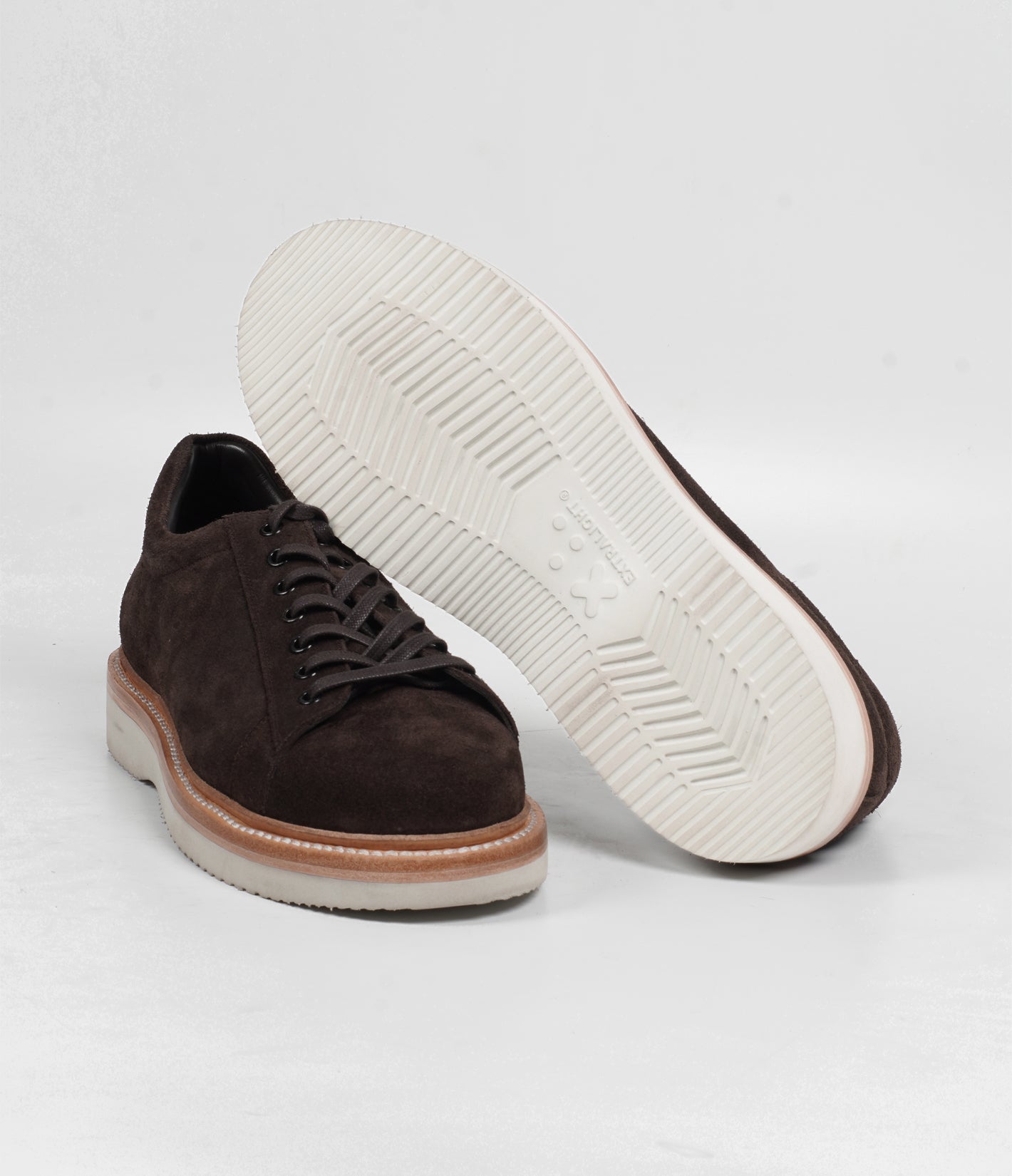 HandWelted Classic Brown Suede Sneaker