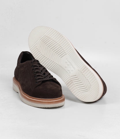 HandWelted Classic Brown Suede Sneaker