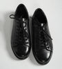 Handmade Classic Black Leather Sneaker