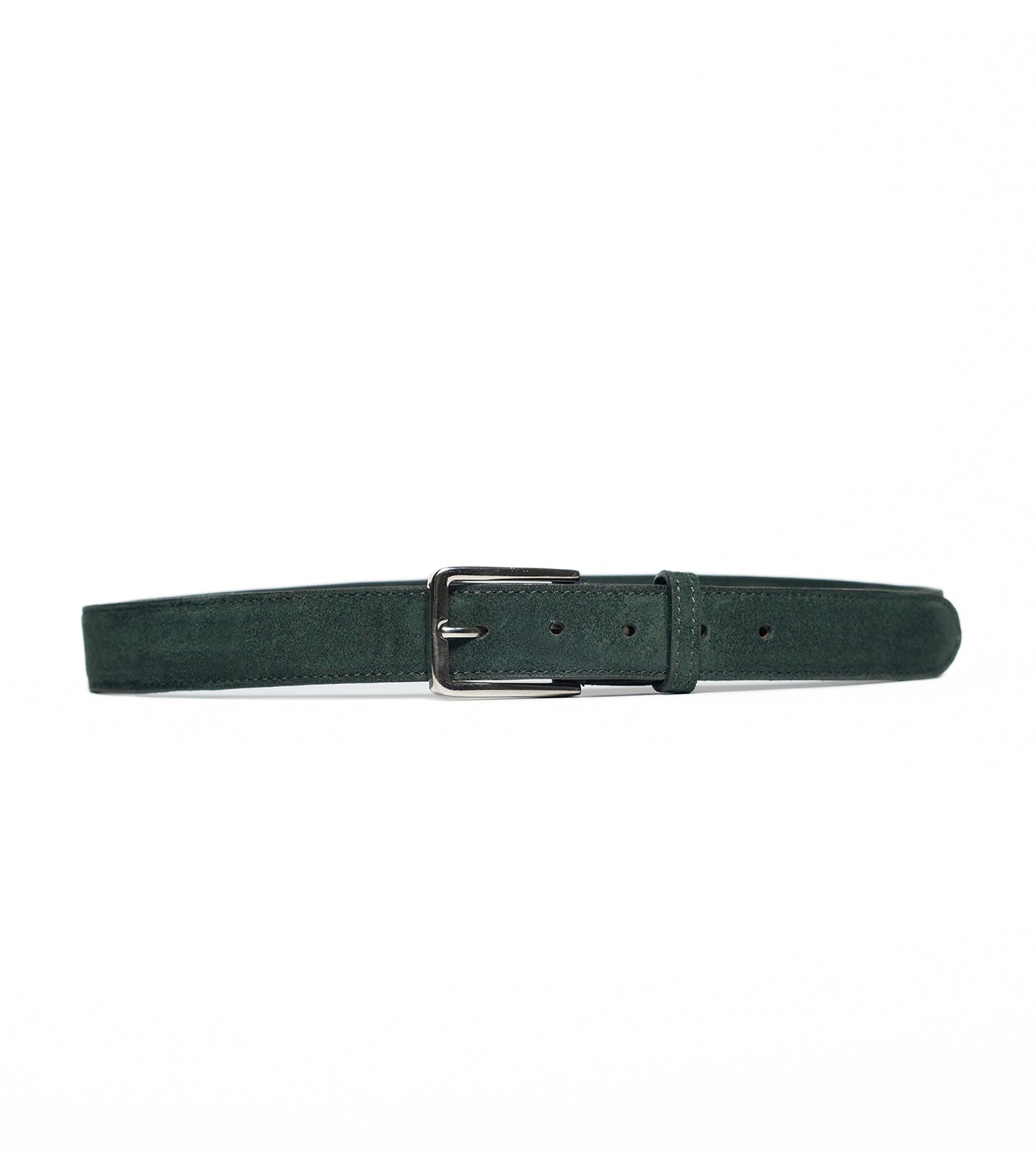 Handmade Olive Suede Leather Belt