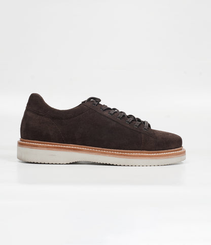 HandWelted Classic Brown Suede Sneaker